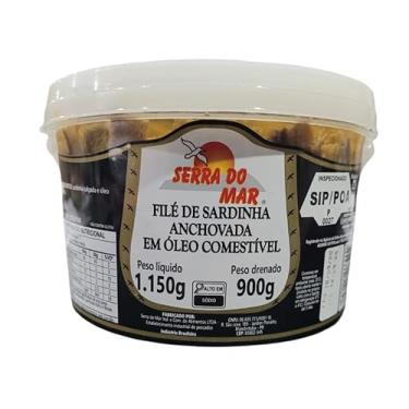 Imagem de Fillet de Peixe Anchovado ao Óleo - Sardinha 900 gr