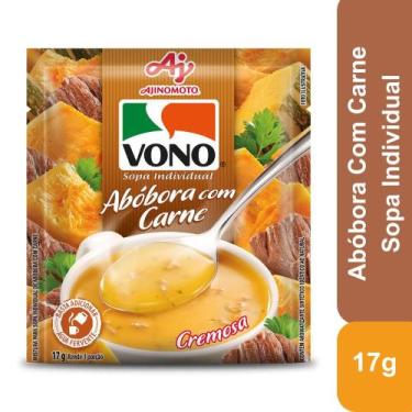 Imagem de Sopa Cremosa Vono Sabor Abóbora Com Carne 17G - AJINOMOTO