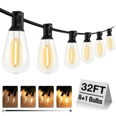 Imagem de Luzes de corda externas litogo de 9 m com dimmer à prova d'água