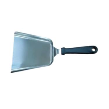 Imagem de Fenteer Espátula de aço Inoxidável para Transferir Alimentos, Utensílio de Cozinha para Churrasco, Panquecas E Hambúrgueres.