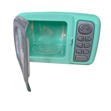 Imagem de Microondas de brinquedo luz e som Brinquedo Infantil verde 8525 - Zuca