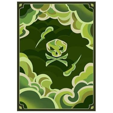 Imagem de Fantasy North - Poison - Elements Series II - 100 capas de cartas TCG foscas texturizadas - Serve para Pokémon Magic MTG Commander e outros jogos de cartas - Capas de baralho