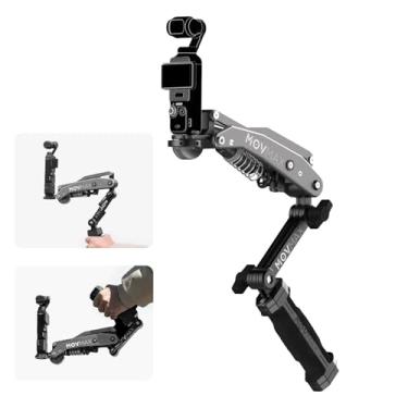 Imagem de MOVMAX Acessórios de braço de lâmina compatíveis com DJI osmo Pocket 3/2, insta360/Gopro, suporte de câmera de mão com parafuso de 1/4, amortecedor de choque. Estabilizador