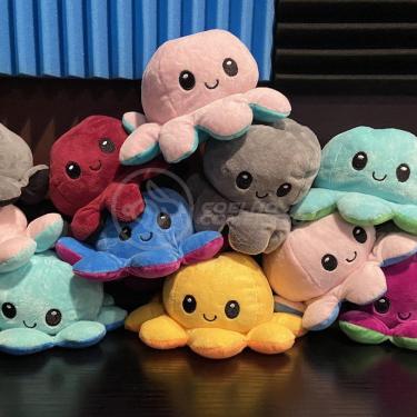 Imagem de Polvo Reversível De Pelúcia 2 Em 1 Tiktok