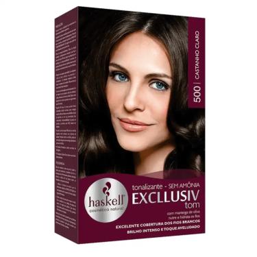 Imagem de Tonalizante Haskell Excllusiv Tom 500 Castanho Claro