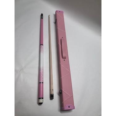 Imagem de Teekerwang Bastão de taco de bilhar de 147 cm, 2 peças, bastões de sinuca de 538 g, ponta de 12,5 mm, tacos de sinuca de madeira de bordo canadense, adequado para bares, clubes, esportes de mesa de