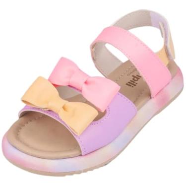Imagem de Sandália Infantil Pampili Cora Flatform Candy Colorida (Colorida, BR, Criança de 4 a 8 anos, Numérico, P, 26)