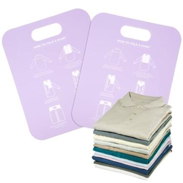 Imagem de Garneck 2 peças de camisa dobrável, pasta de roupas, acessórios de lavanderia doméstica, roupa de camisa