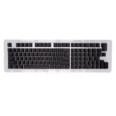 Imagem de Teclas de teclado Grcfumo, 114 teclas, teclas retroiluminadas, adequadas para a maioria dos teclados mecânicos (mini black)