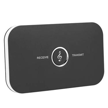 Imagem de SUNGOOYUE Receptor Transmissor 2 Em 1, ABS Preto, Bateria de 600mAh, Tempo de Reprodução de 8 Horas, Porta de áudio de 3,5 Mm, Compatível Com Dispositivos IOS
