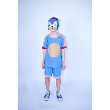 Imagem de Fantasia Infantil Menino Azul Com Mascara Muvile, 4