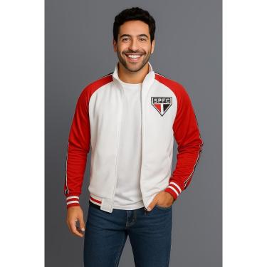 Imagem de Jaqueta Blusa Masculina São Paulo FC World SPFC Tricolor Oficial Escudo Bordado-Masculino