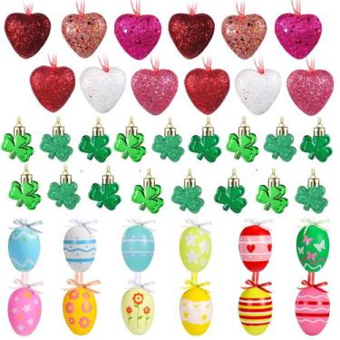 Imagem de Ornamentos Pendurados Jutom - Dia dos Namorados, São Patrício e Páscoa