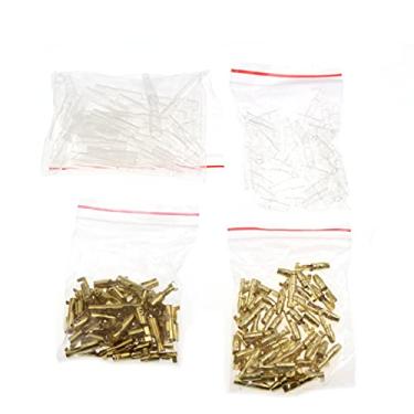 Imagem de Kit de conectores elétricos automotivos de 200 peças, pinos de 4 mm, conectores de fio elétrico automotivo terminal fêmea e macho