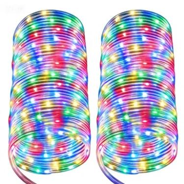 Imagem de Luz Solar Corda ao Ar Livre, Tubo Luzes Waterproof, Iluminação Decorativa para Casa, Jardim, Casamento e Festas de Natal