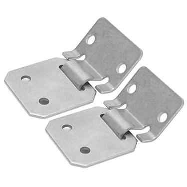 Imagem de Acouto Conjunto de Dobradiças Premium 2 Conjuntos de Substituição para Veículos Elétricos a Gás DS 1979-Up - 1011652/1012412 - Conjunto de Placa de Dobradiça Masculina de Aço Inoxidável Fácil