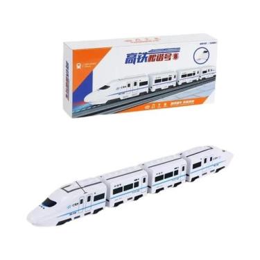 Imagem de Brinquedo De Trem De Alta Velocidade DIY Para Crianças, Modelo Elétric