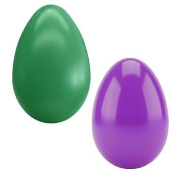 Imagem de Kit 2 Brinquedos Pet Bola Ovo Maluco Cães Funny Eggs Interativo Cachorro Médio Porte (1 COR VERDE / 1 LILÁS)
