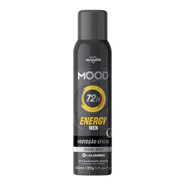 Imagem de Desodorante Antitranspirante Mood Energy Men 72h 150ml Toque Seco 0% Alumínio