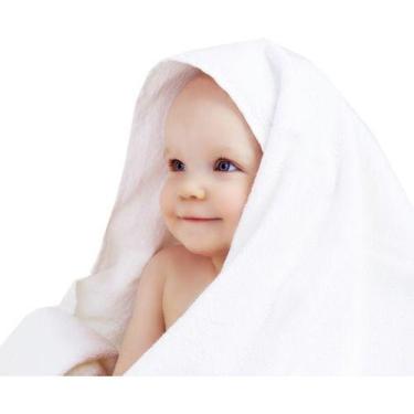 Imagem de Toalha De Banho Bebe Com Capuz Atacado Kit Com 5 - Jolen Baby, Unissex