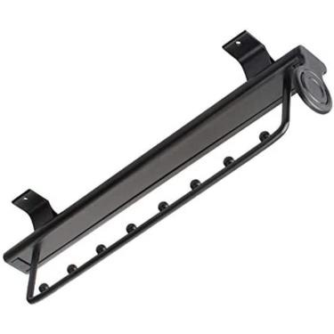 Imagem de Cabide De Guarda-roupa Puxador De Cabide De Roupas Rack Organizador Deslizante Montado Na Parte Superior Para Roupas/toalha/lenço/calças/gravata, Preto,17 Polegadas/44 Cm