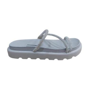 Imagem de Papete Vizzano Tiras Com Strass 6459118 - Feminino-Feminino