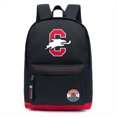 Imagem de Mochila Escolar Espaçosa Preta Moderna Casual Resistente-Unissex