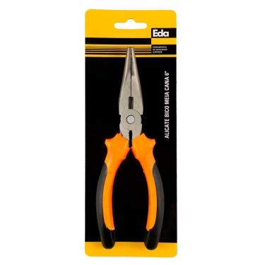 Imagem de Alicate Bico Meia Cana 6" 8VM Eda Preto