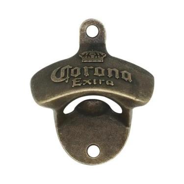 Imagem de Abridor De Garrafas Retro Corona Montado Na Parede Em Liga Eletroplate