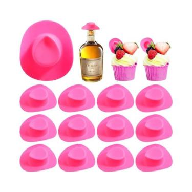 Imagem de Chapéu De Cowboy Marrom Mini Chapéus De Boneca 30 Peças Decoração De C