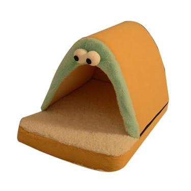 Imagem de Generic Cama toca para animais de estimação, esconderijo ideal para gatos de interior, casinha aconchegante para filhotes no inverno, suprimentos para animais, L