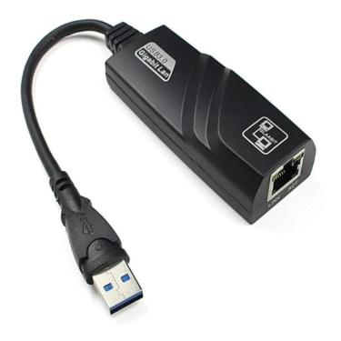 Imagem de Cabo Adaptador USB 3.0 para Gigabit Ethernet RJ45 (10/100/1000) Mbps