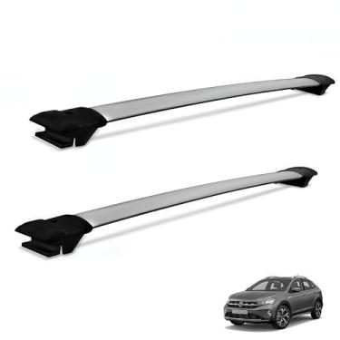 Imagem de Rack Travessa Teto Nivus 2020 a 2026 Prata T1283PR Track