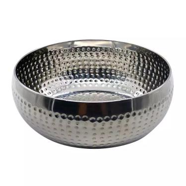 Imagem de Saladeira em Inox Martelado - 18cm - Mimo Style