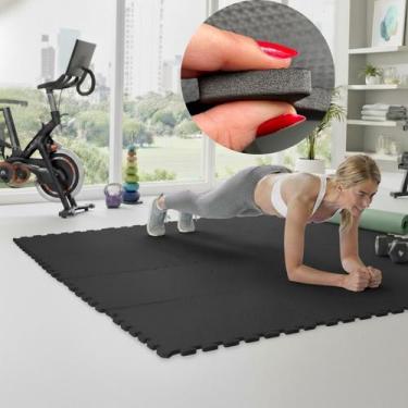 Imagem de Placa EVA 50x50 10mm Tapete Tatame Manta Borracha Piso Emborrachado Ac