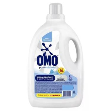 Imagem de Lava Roupa OMO Puro Cuidado Hipoalergênico 5L
