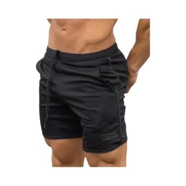 Imagem de Shorts De Corrida Masculinos De Secagem Rápida Em Tecido Mesh Para Ver