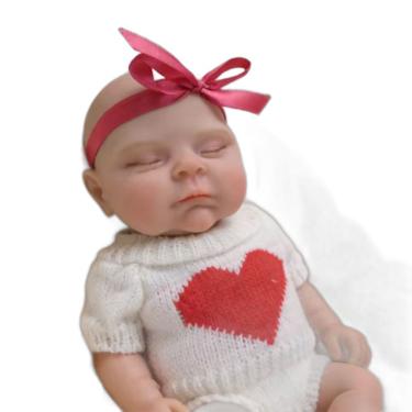 Imagem de Bebê Reborn Menina De Silicone Sólido Molinha Super Realista