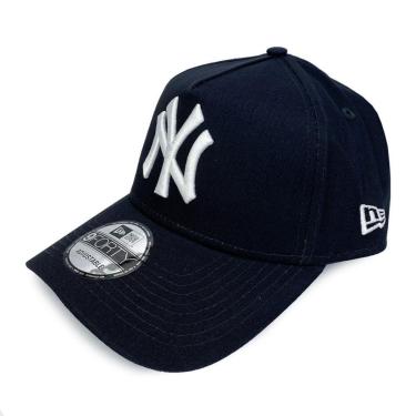 Imagem de Boné New Era Aba Torta NY Yankees 9Forty Azul Mar-Unissex
