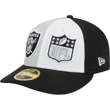 Imagem de Boné New Era Las Vegas Raiderssideli Aba Curva Fechado 59Fifty Fitted Low Profile 2023 Masculino-Masculino