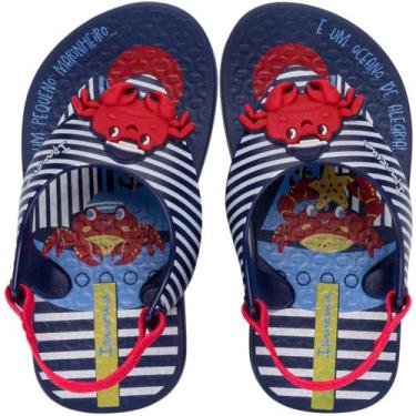 Imagem de Sandália de Dedo Ipanema Baby Sporty Caranguejo Menino, Azul, Marinho,