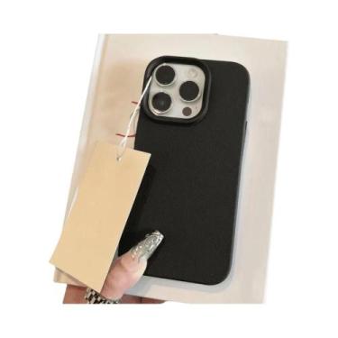 Imagem de Capa De Telefone Em Couro TPU À Prova De Choque Para iPhone pro Max 17