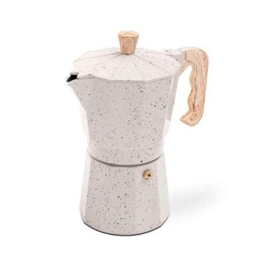 Imagem de Cafeteira italiana verona aluminio 6 xícara 300ml vanilla - BRINOX