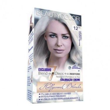 Imagem de Tintura Beauty Color Kit 12.11 Louro Ultra Clarís Esp. Cinza - BeautyC