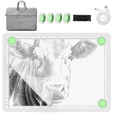 Imagem de Mesa de luz YINGWOND A4 9000 LUX recarregável 4000 mAh
