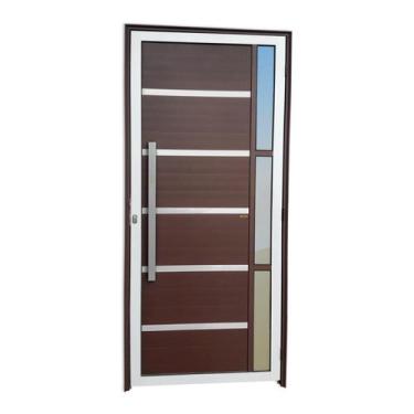 Imagem de Porta Lambril Miraggio com Puxador Super 25 210cm x 90cm Brimak Abertu