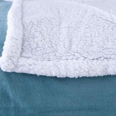 Imagem de Cobertor Casal Flannel Liso Com Sherpa 1,80x2,30m - Sultan, Tiffany