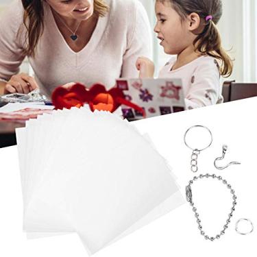 Imagem de Filme termorretrátil, Conjunto de filme termorretrátil, multifuncional para fazer brincos Broches Chaveiros para presentear amigos(20145-2#)