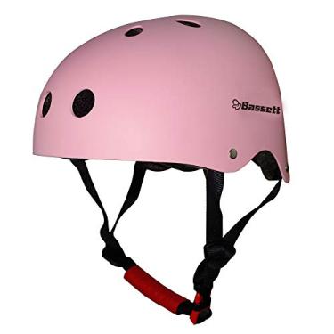 Imagem de Capacete de skate para jovens de 8 a 14 anos de idade para bicicleta de montanha capacete scooter acessórios de bicicleta adulto (rosa, código L)