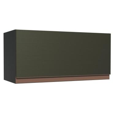 Imagem de Armário Aéreo Madesa Reims 70 cm 1 Porta - Preto